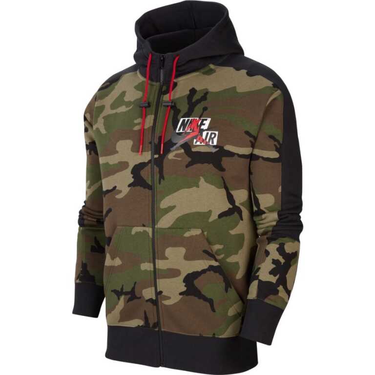 Men's Camo Fleece Hoodie Jordan Jumpman Classics