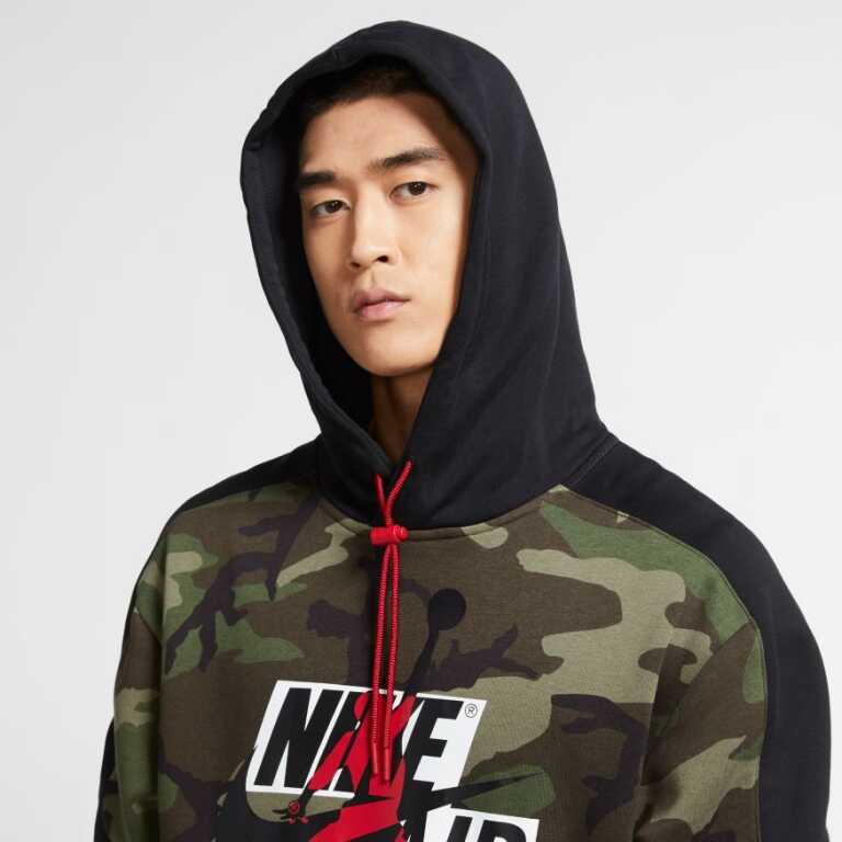 Men's Camo Fleece Pullover Jordan Jumpman Classics - Image 5