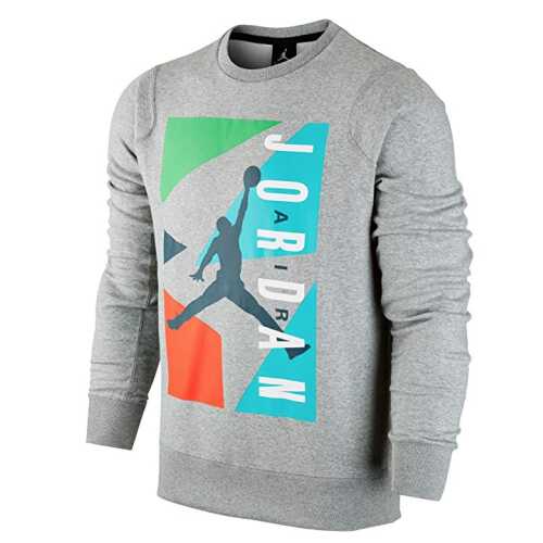 Men's Air Jordan Block Fleece Crew Sweatshirt