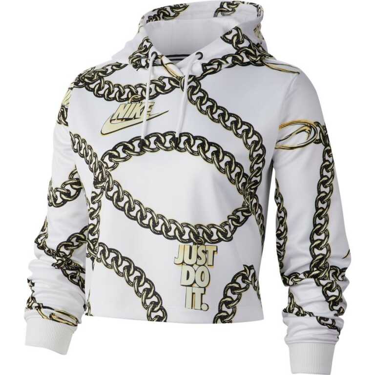 Women's Cropped Printed Hoodie Nike Sportswear