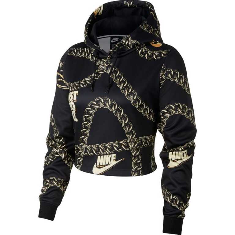 Women's Cropped Printed Hoodie Nike Sportswear