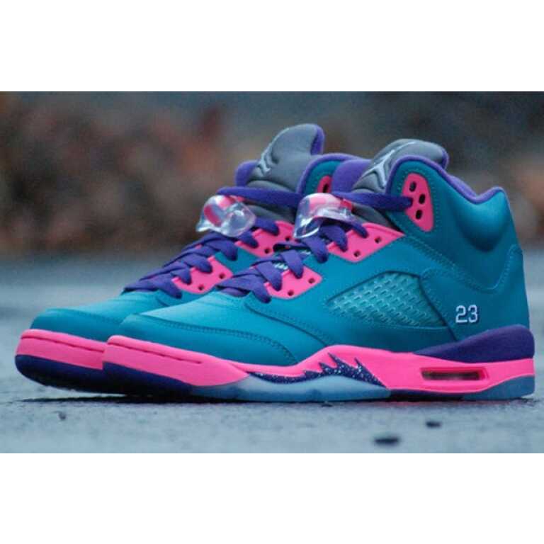 Jordan 5 Retro GS "Tropical Teal" - Image 4