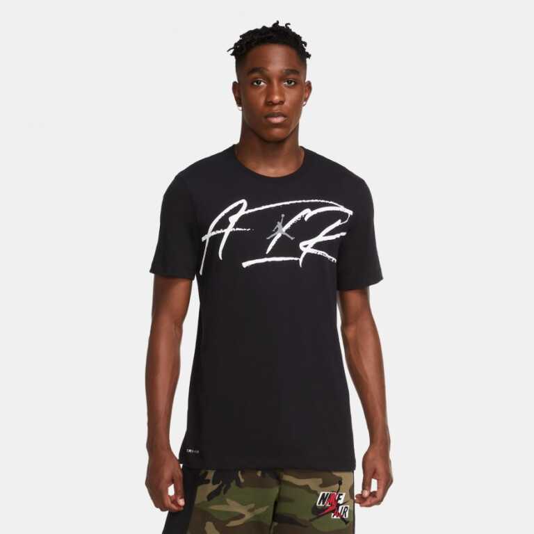 Men's Short-Sleeve Crew Jordan Dri-FIT Air Script - Image 3