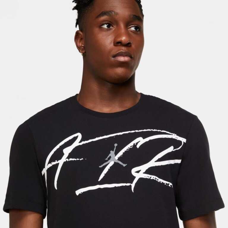Men's Short-Sleeve Crew Jordan Dri-FIT Air Script - Image 4