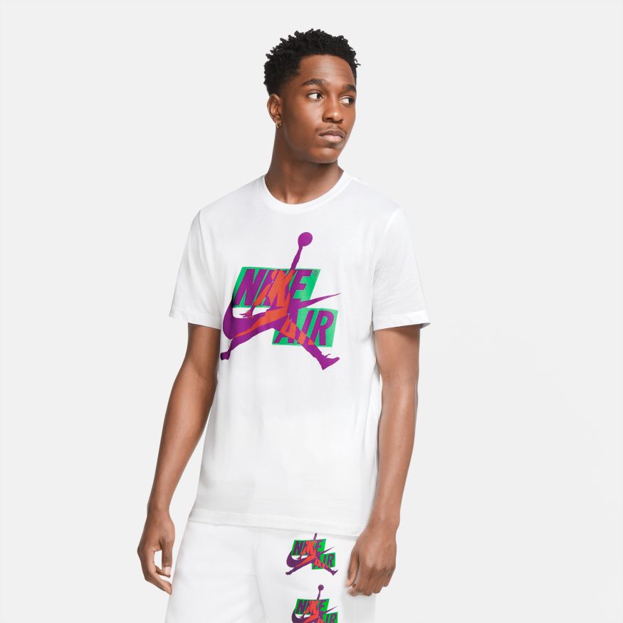Camiseta Jordan Retro Technicolor (102/blanco)
