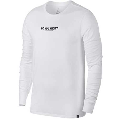 Men's Long-Sleevec Air Jordan AJ3 Do You Know LS