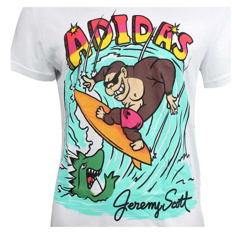 Adidas Originals ObyO x Jeremy Scott Gorilla Surf Tee - Image 2