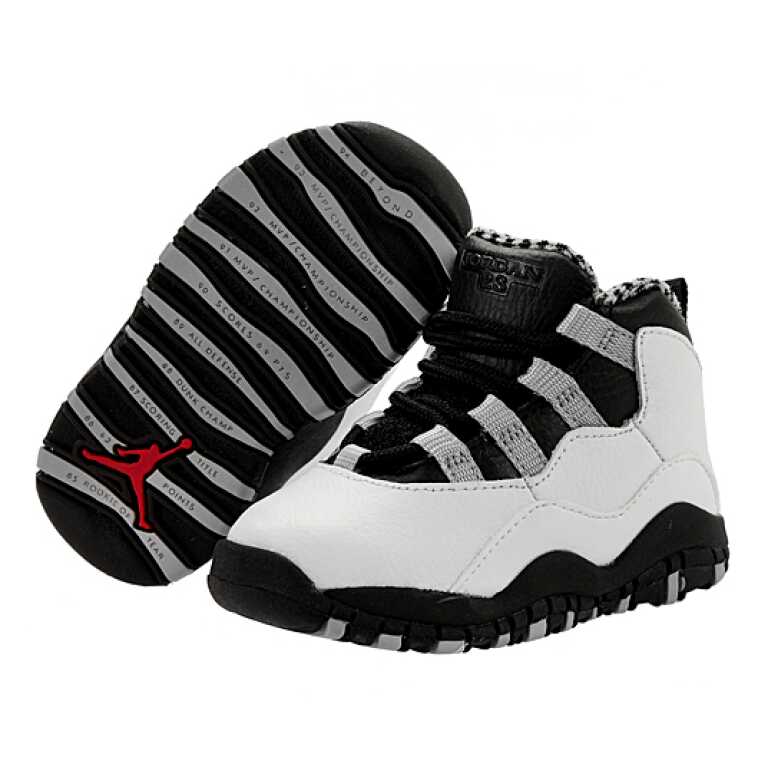 Jordan 10 Retro (TD) "Steel" - Image 3