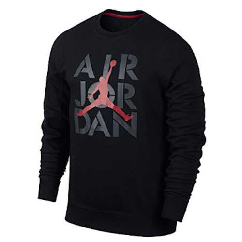 Men's Air Jordan Fleece Crew Air Stencil
