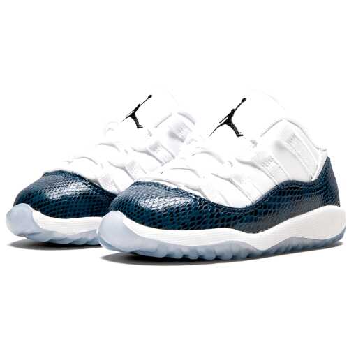 Jordan 11 Retro Low LE (TD) “Blue Snakeskin”