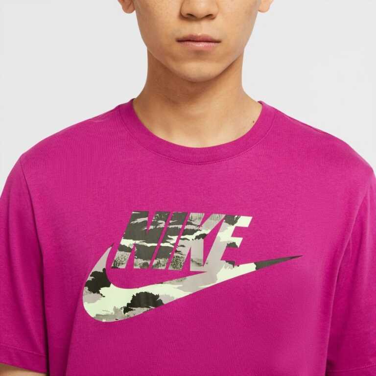 Men's Swoosh T-shirt Nike Sportswear Camo Logo - Image 4