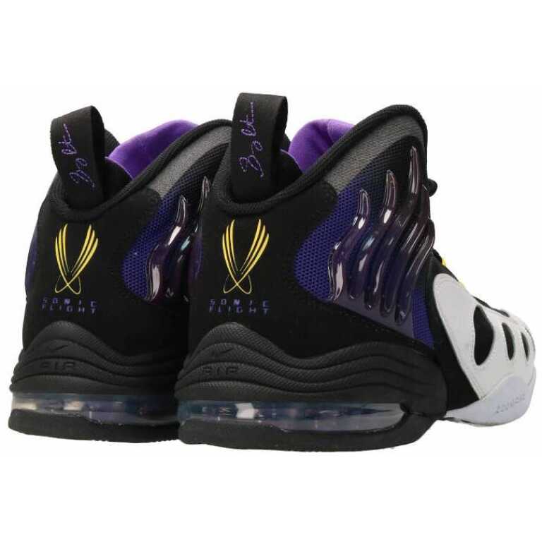 Men's Shoe Nike Sonic Flight "Purple Venom Lakers" - Image 2