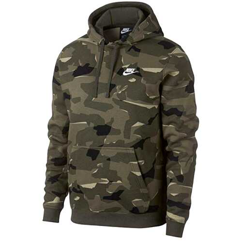 Men's Nike NSW CLUB CAMO HOODIE PO BB