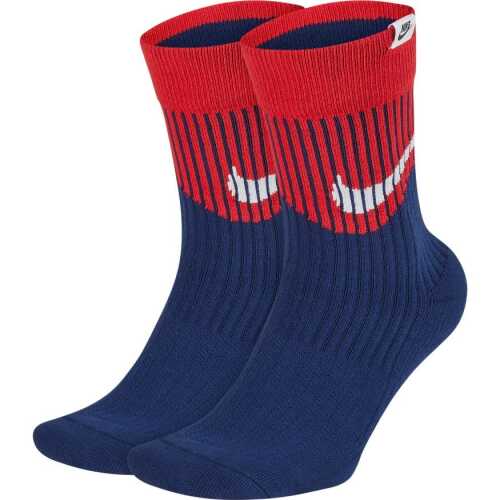 Calcetines Nike SNKR Sox Swoosh (2 Pairs)