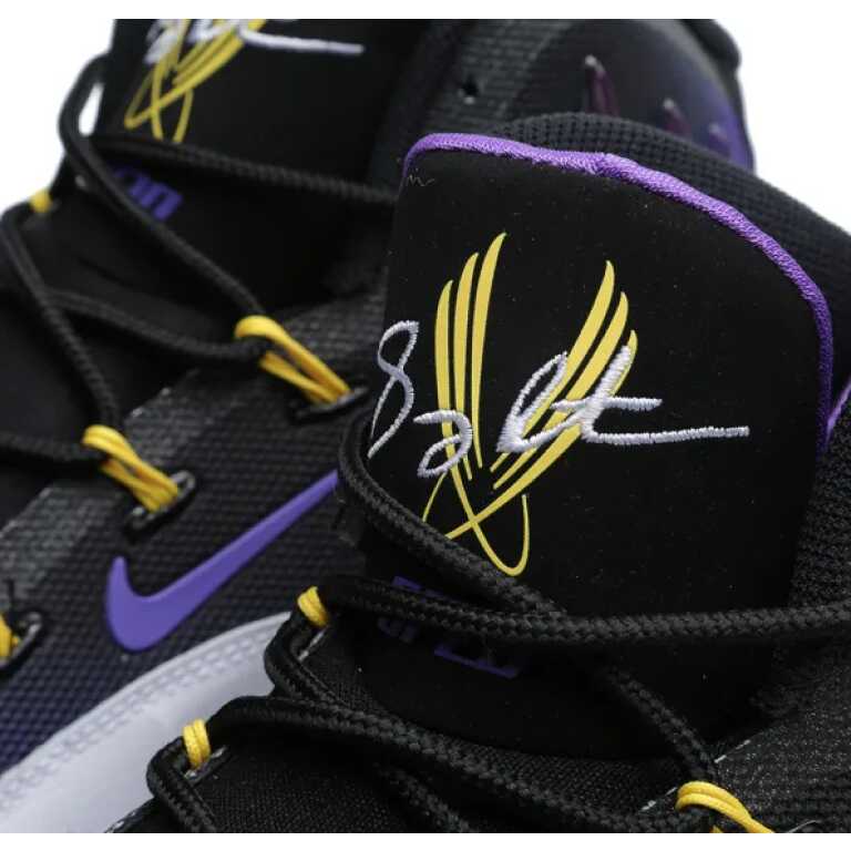 Men's Shoe Nike Sonic Flight "Purple Venom Lakers" - Image 4