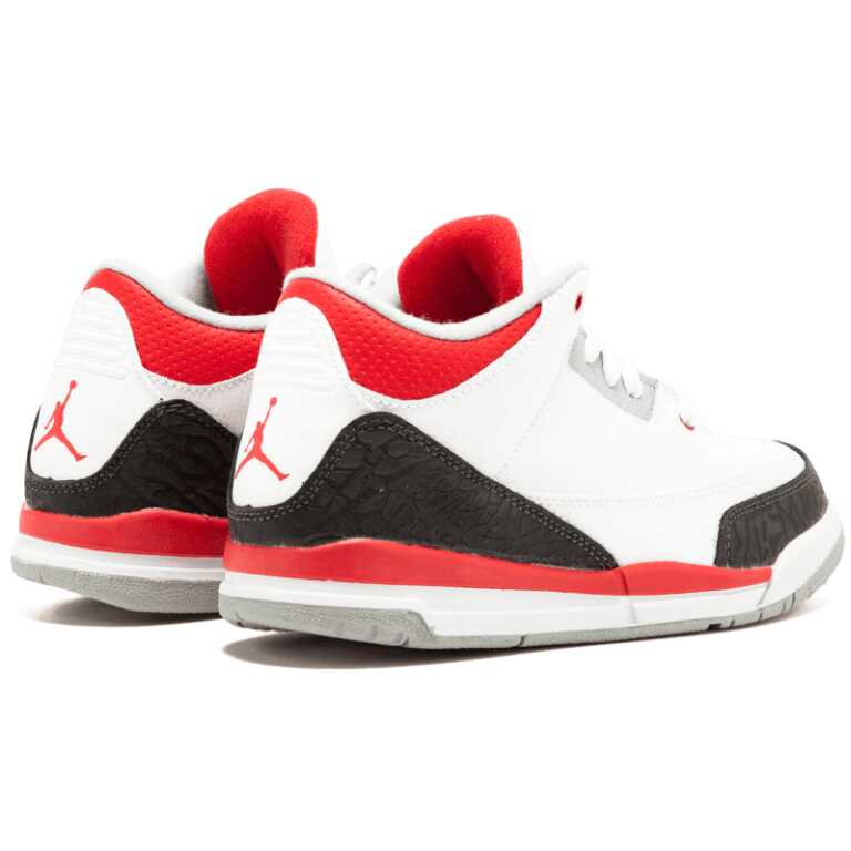 Jordan 3 Retro (PS)"FIRE RED" - Image 2