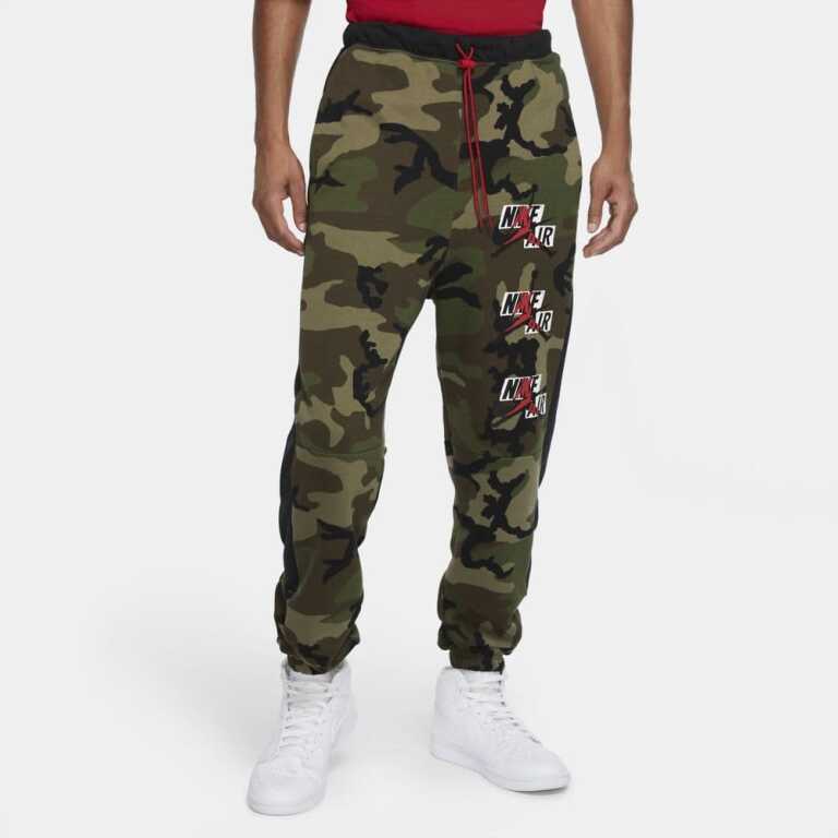 Men's Camo Fleece Pants Jordan Jumpman Classics - Image 3