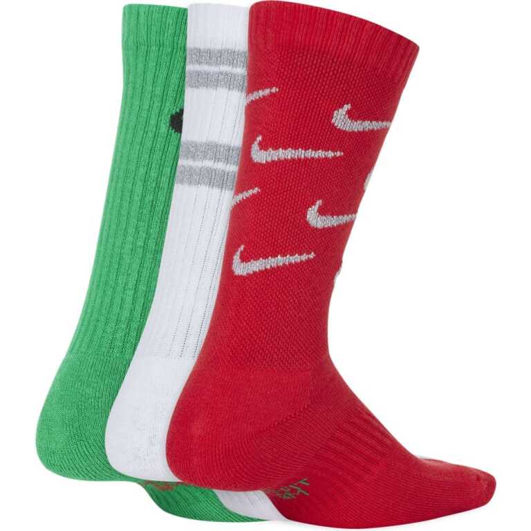 Kids' Cushioned Crew Socks Nike Everyday(3 Pairs) - Image 2
