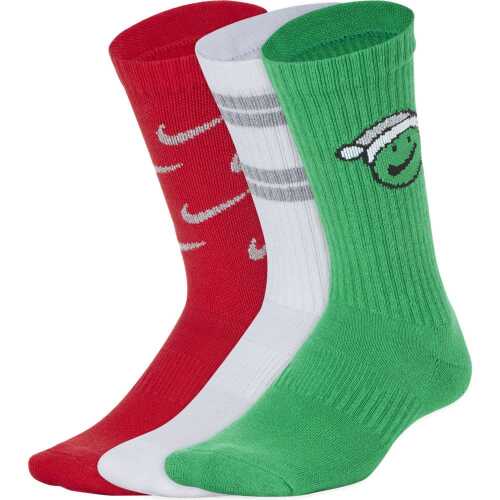 Kids' Cushioned Crew Socks Nike Everyday(3 Pairs)