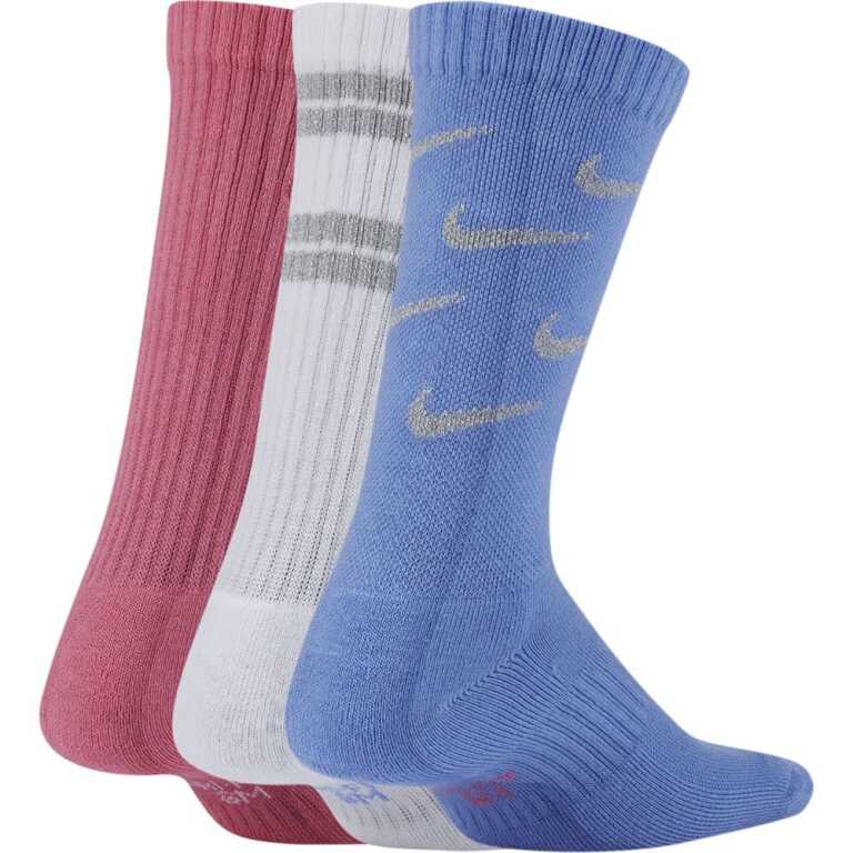 Kids' Cushioned Crew Socks Nike Everyday(3 Pairs) - Image 2