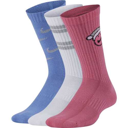 Kids' Cushioned Crew Socks Nike Everyday(3 Pairs)