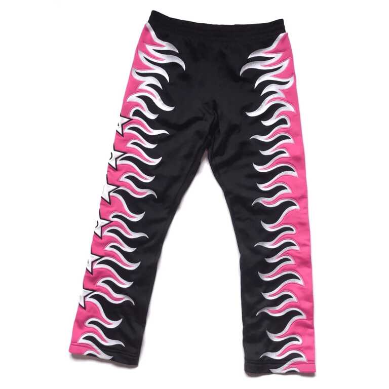 Men's Adidas ObyO Jeremy Scott Superstar Flame Track Pants - Image 3