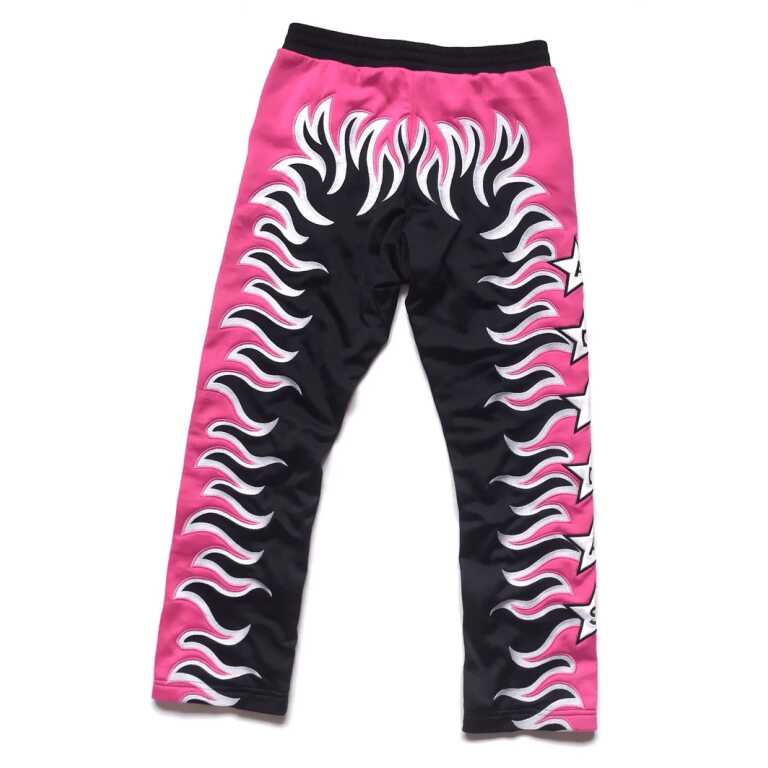 Men's Adidas ObyO Jeremy Scott Superstar Flame Track Pants - Image 4