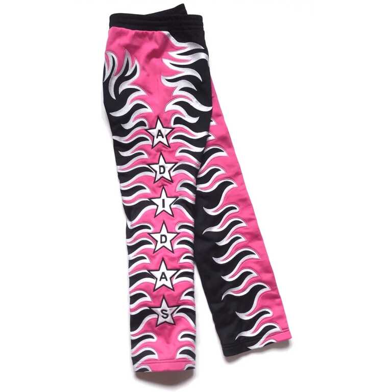 Men's Adidas ObyO Jeremy Scott Superstar Flame Track Pants - Image 5