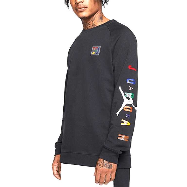 Men's Air Jordan Sport DNA Fleece Crew - Image 4