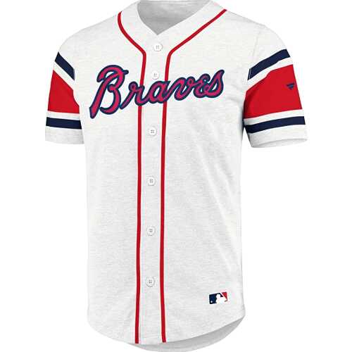 Men's Fanatics Branded Atlanta Braves MLB Cotton Supporters Jersey