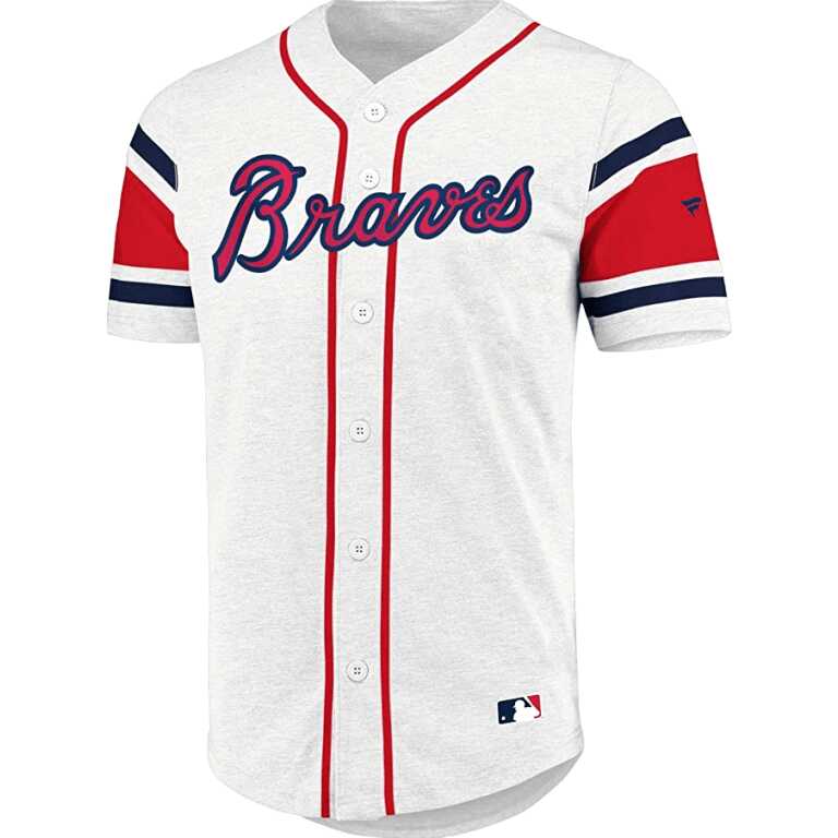 Men's Fanatics Branded Atlanta Braves MLB Cotton Supporters Jersey