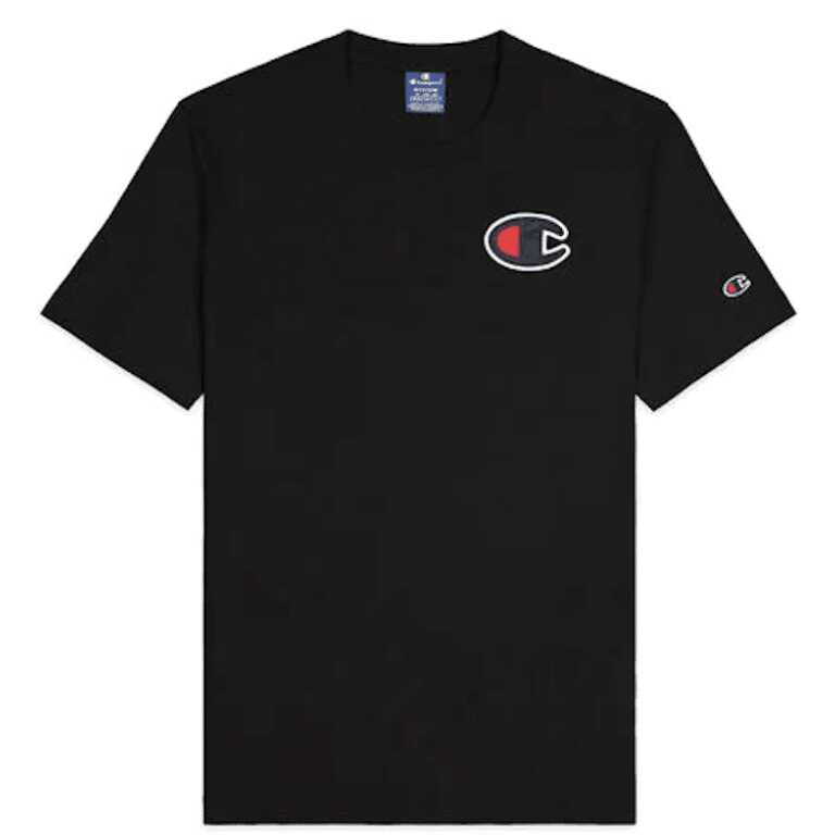 Men's Champion Satin C Logo Crew Neck T-Shirt