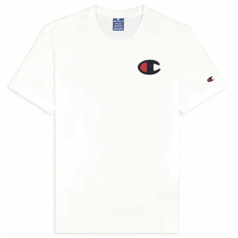 Men's Champion Satin C Logo Neck T-Shirt