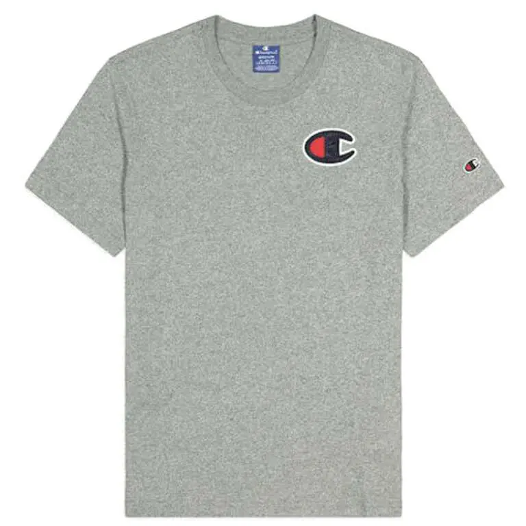 Men's Champion ROCHESTER 1919 Satin C Logo Crew Neck T-Shirt