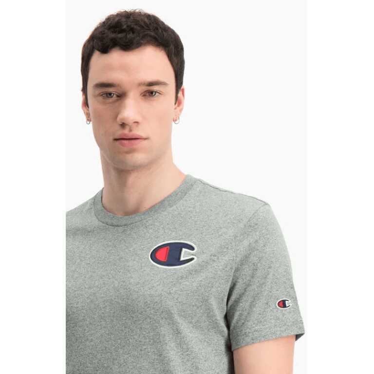 Men's Champion ROCHESTER 1919 Satin C Logo Crew Neck T-Shirt