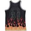 Men’s Swingman Jersey Flames Ray Allen Milwaukee Bucks