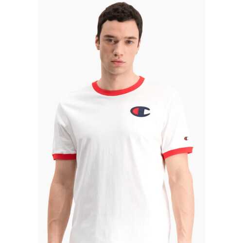 Men's Champion C Logo Ringer T-Shirt