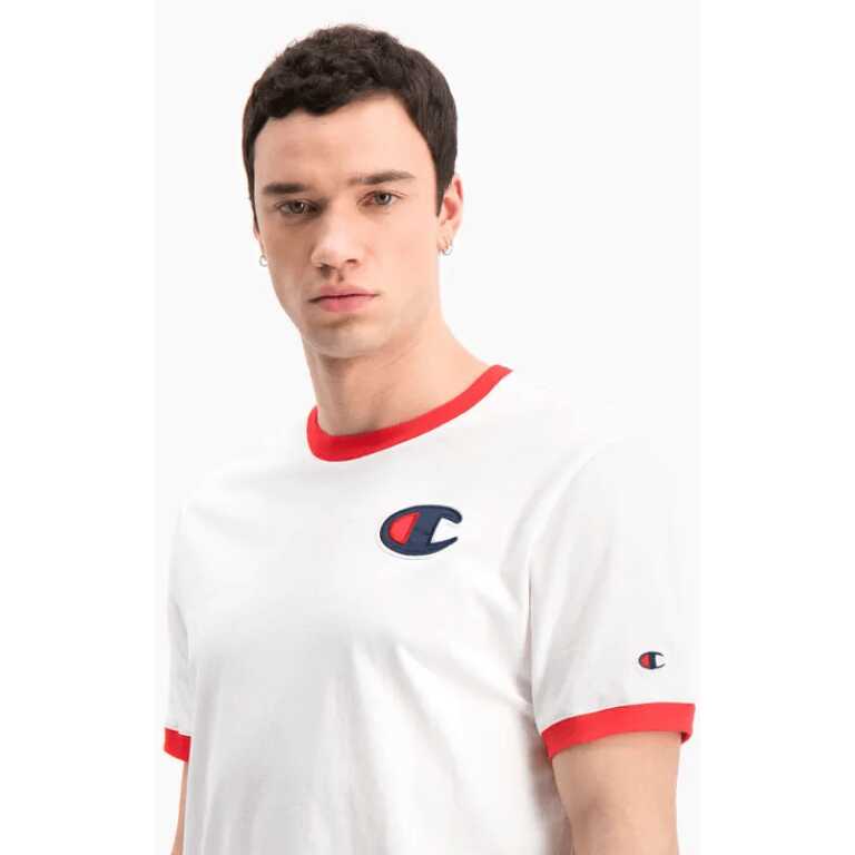 Men's Champion C Logo Ringer T-Shirt