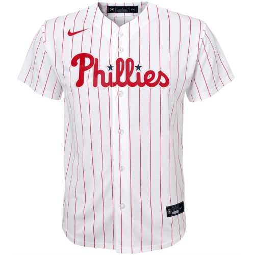 Youth Home Jersey Baseball Nike White Home Replica Philadelphia Phillies