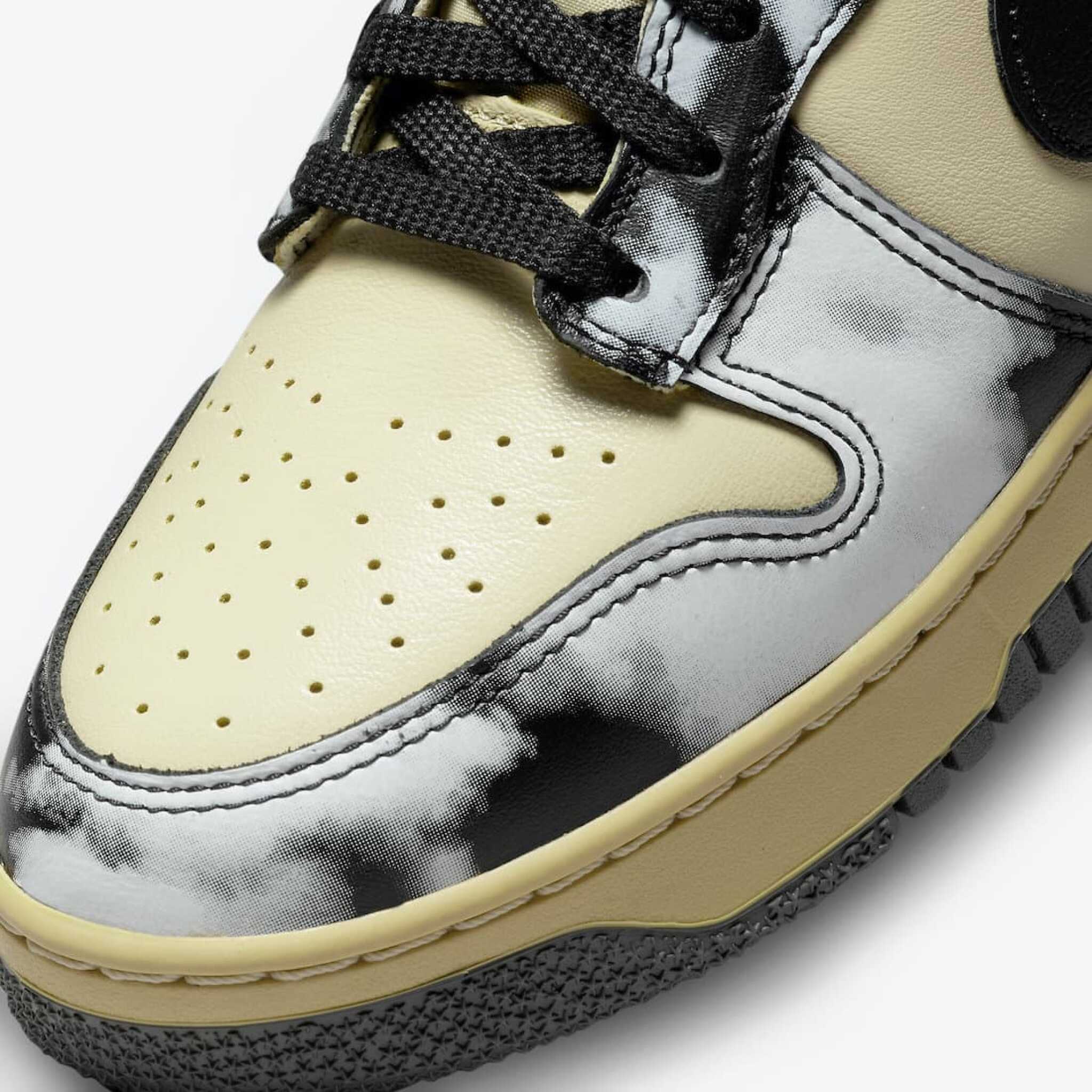 nike dunk high black acid wash