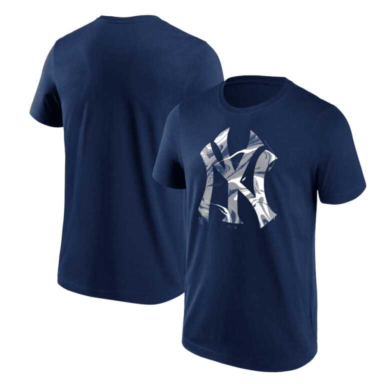Men's Fanatics T-Shirt Marble "NY" - Image 3