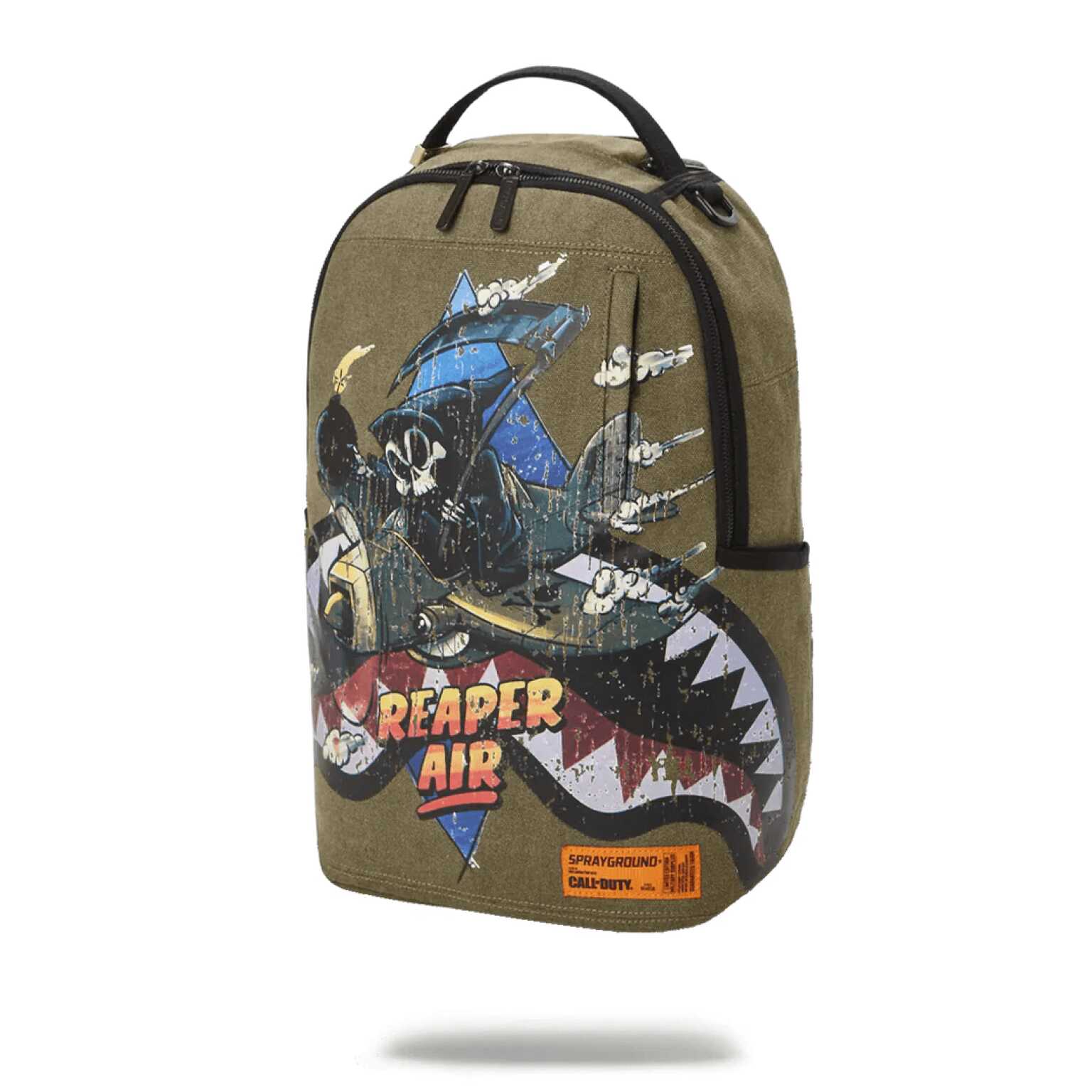 MOCHILA SPRAYGROUND CALL OF DUTY REAPER BACKPACK 2 VERDE Hipnotiq Shop