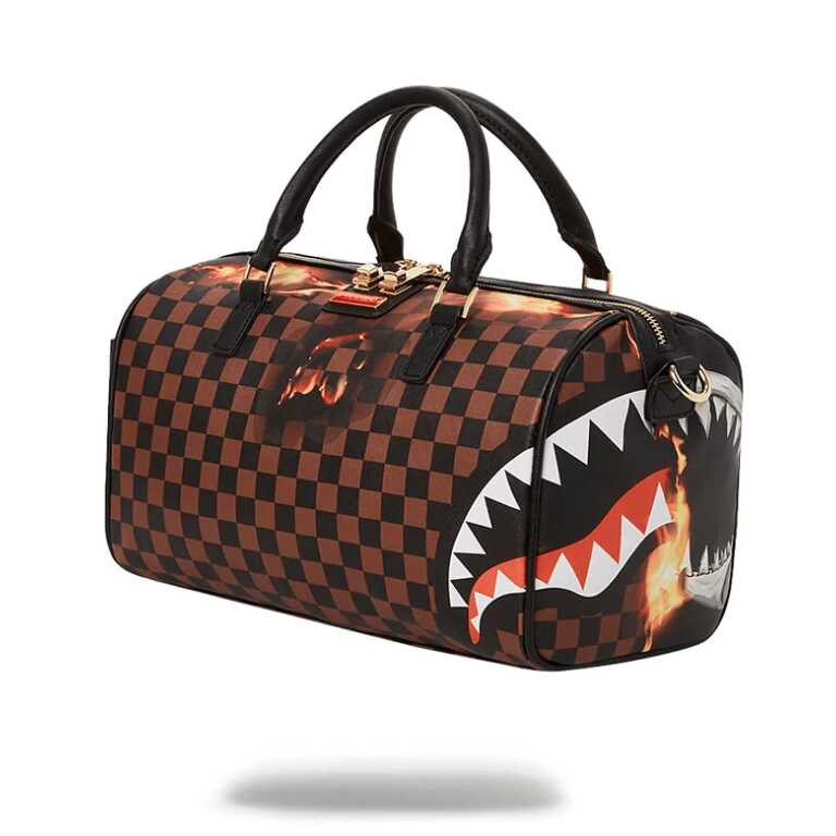BOLSA PEQUEÑA SPRAYGROUND BURNT SHARKS IN PARIS MINI DUFFLE NEGRO - Image 2