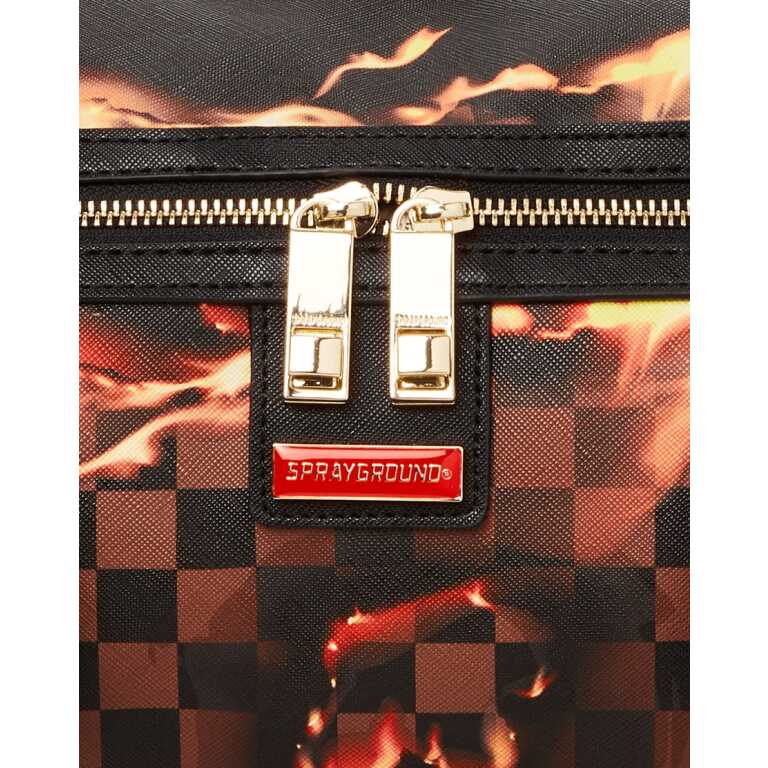 BOLSA PEQUEÑA SPRAYGROUND BURNT SHARKS IN PARIS MINI DUFFLE NEGRO - Image 6