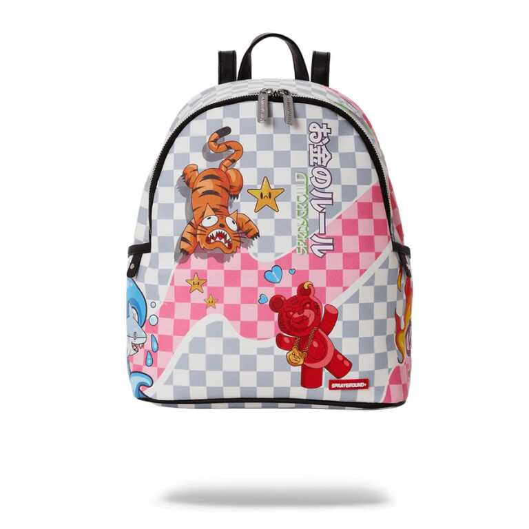 MOCHILA SPRAYGROUND TOKYO BUBBLE SAVAGE GRIS