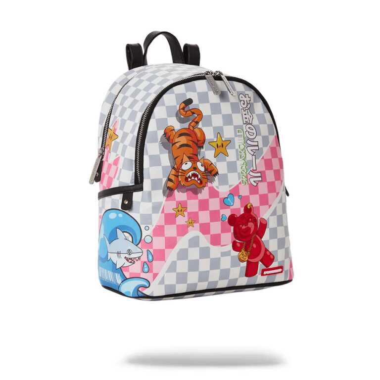 MOCHILA SPRAYGROUND TOKYO BUBBLE SAVAGE GRIS - Image 2