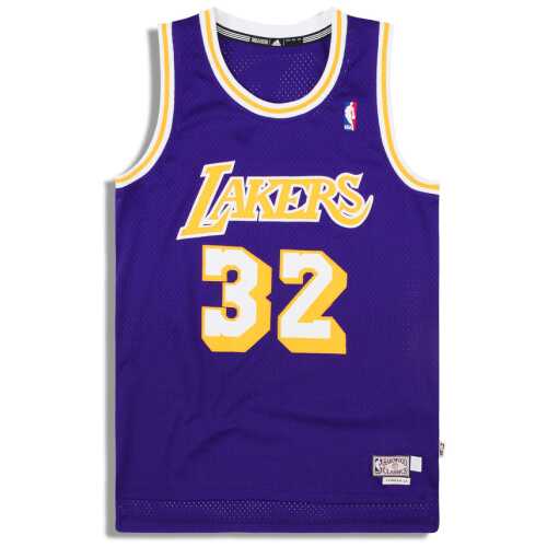 Men’s Basketball NBA Swingman Jersey Lakers Magic Showtime Johnson