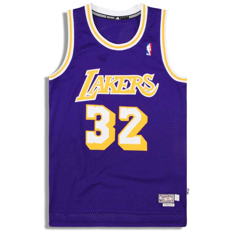 Men’s Basketball NBA Swingman Jersey Lakers Magic Showtime Johnson