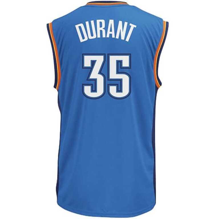 Men’s Basketball NBA Replica Jersey Oklahoma City Thunder Kevin Durant - Image 2