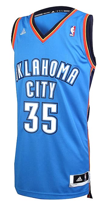 Men’s Basketball NBA Swingman Jersey Oklahoma City Thunder Kevin Durant
